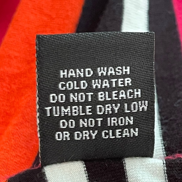 Premise Pink Orange Striped Dress - Picture 8 of 8